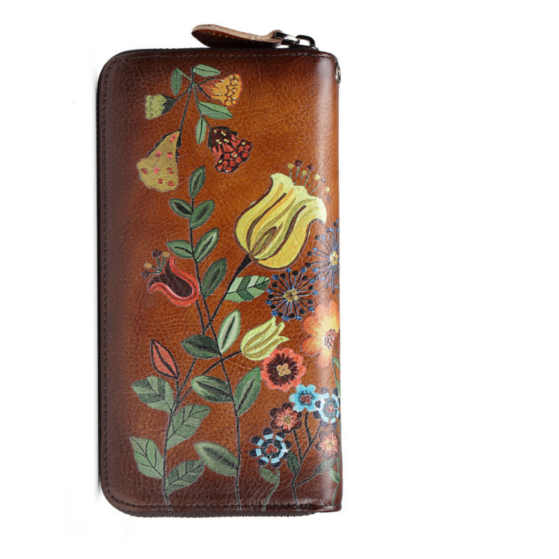 Vintage Blumen Geldbörse